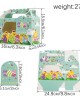 12Pcs Easter Party Gift Packaging Box with Window View Boxes and Handles
