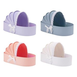 Elegant Paper Flower Box Presents Wrapping For Wedding Gift Packaging