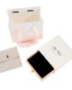 Elegant White Jewelry Storage Box Set with Velvet Pouches – Organizer for Earrings,