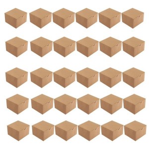 30Pcs Foldable Paper Gift Boxes Handmade Gift Packaging Boxes Candy Chocolate Container