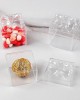 12Pcs Festival Candy Box Clear Plastic Party Treats Box For Gift Packaging