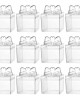 12Pcs Festival Candy Box Clear Plastic Party Treats Box For Gift Packaging