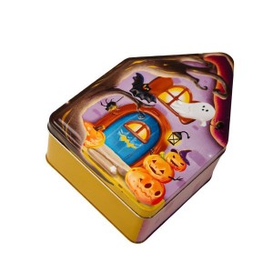 Small Item Metal House Box for Candy, Jewelry and Treat Storage, Container for Gift and