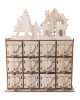 Holiday Advent Storage Box with Wooden Drawers for Small Gifts
