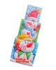 Holiday Gift Box Accent Set Paperboard Christmas Display for Indoor Shelf Home Entry